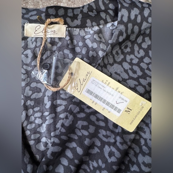 Elan Charcoal Long Sleeve lightweight Dress - size medium - Picture 10 of 16